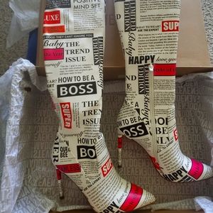 Sexy Knee high Steve Madden boots